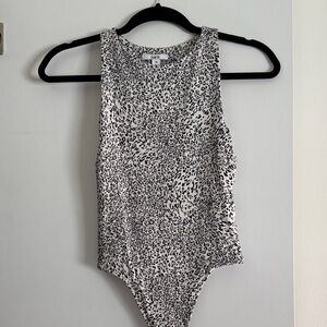 Bar III Leopard Print body suite
